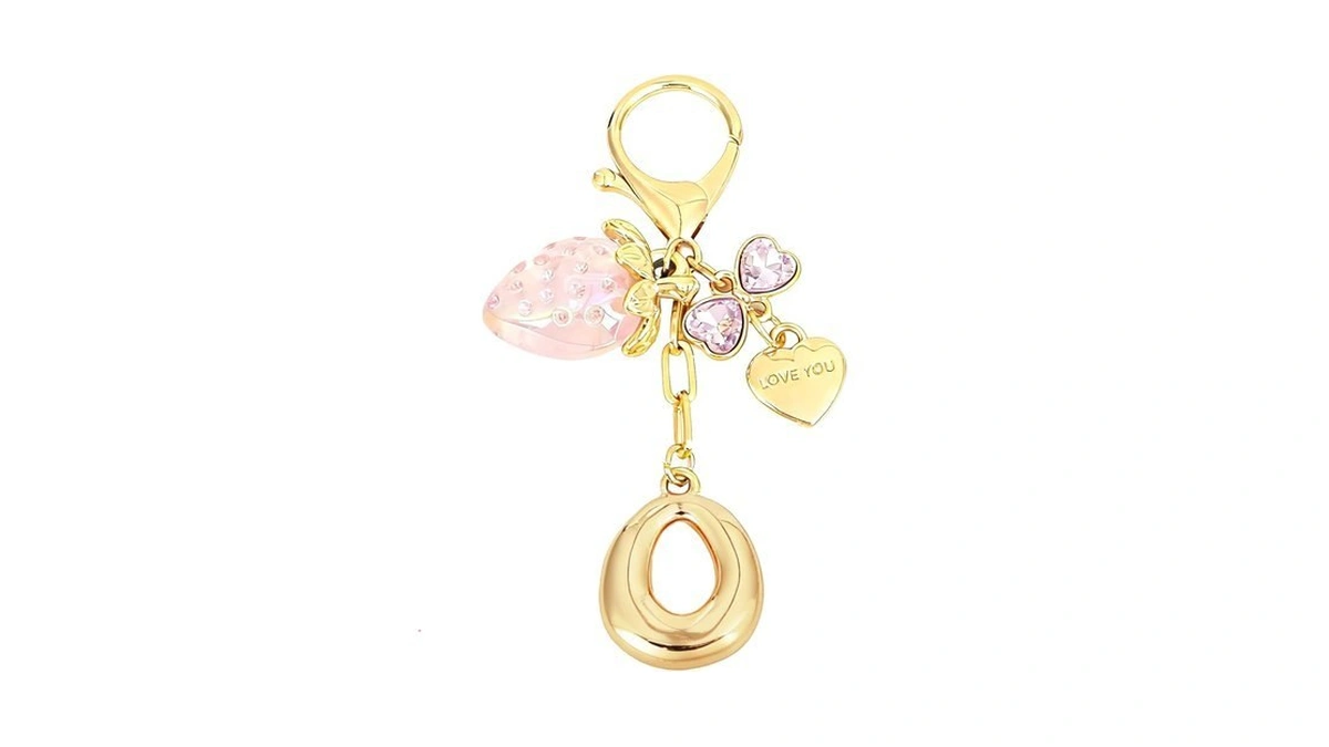 Snycler Bubble Initial Keychain Bag Charms For Women, A-z Letter