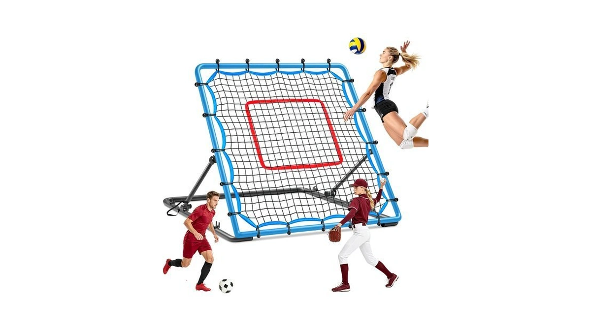 Volleyball Rebounder Net 4x4 Ft Baseball Soccer Softball Pitchback