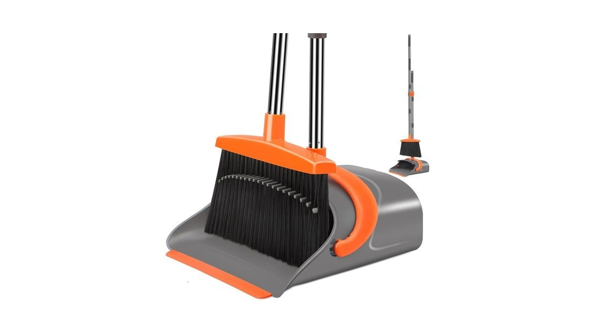 Ivandar Broom And Dustpan Set For Home, Broom And Dustpan