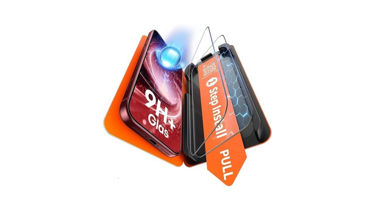 Tauri 2 Pack For Iphone 18 Pro Screen Protector, 1-step
