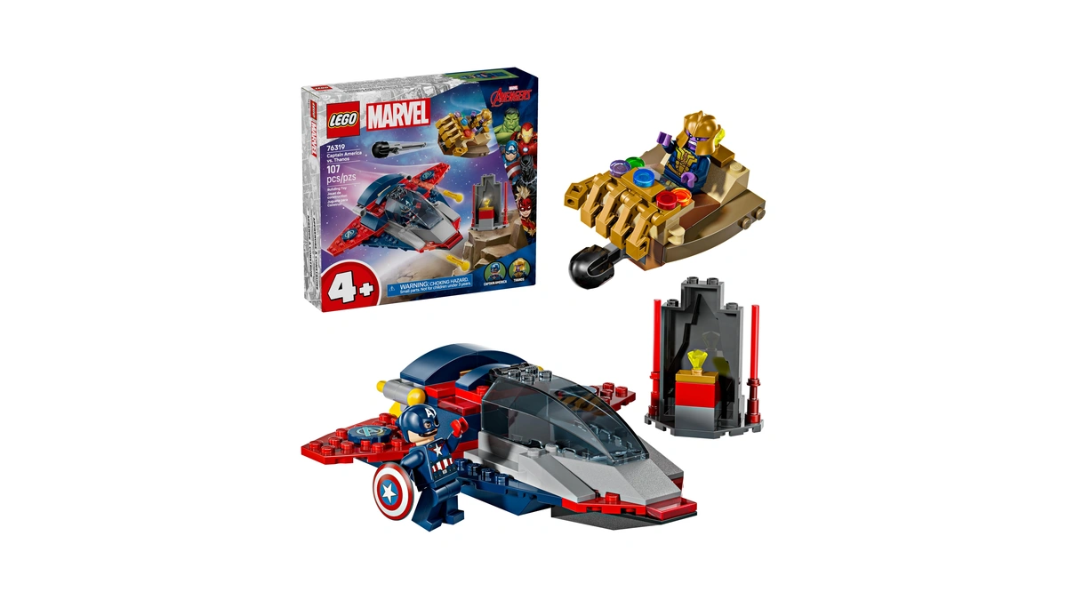 Lego Marvel Captain America Vs. Thanos Building Toy - Pretend