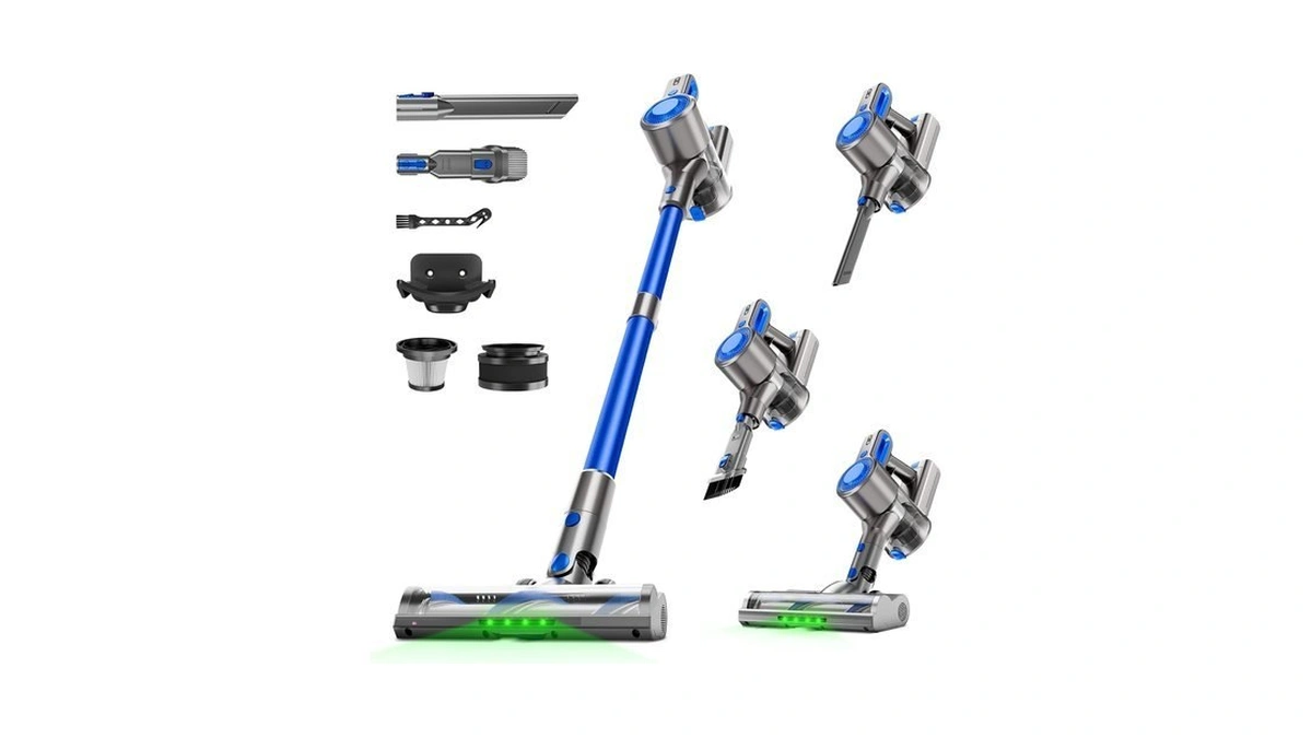 Honki Cordless Vacuum Cleaner For Home, Powerful Stick Vacuum With