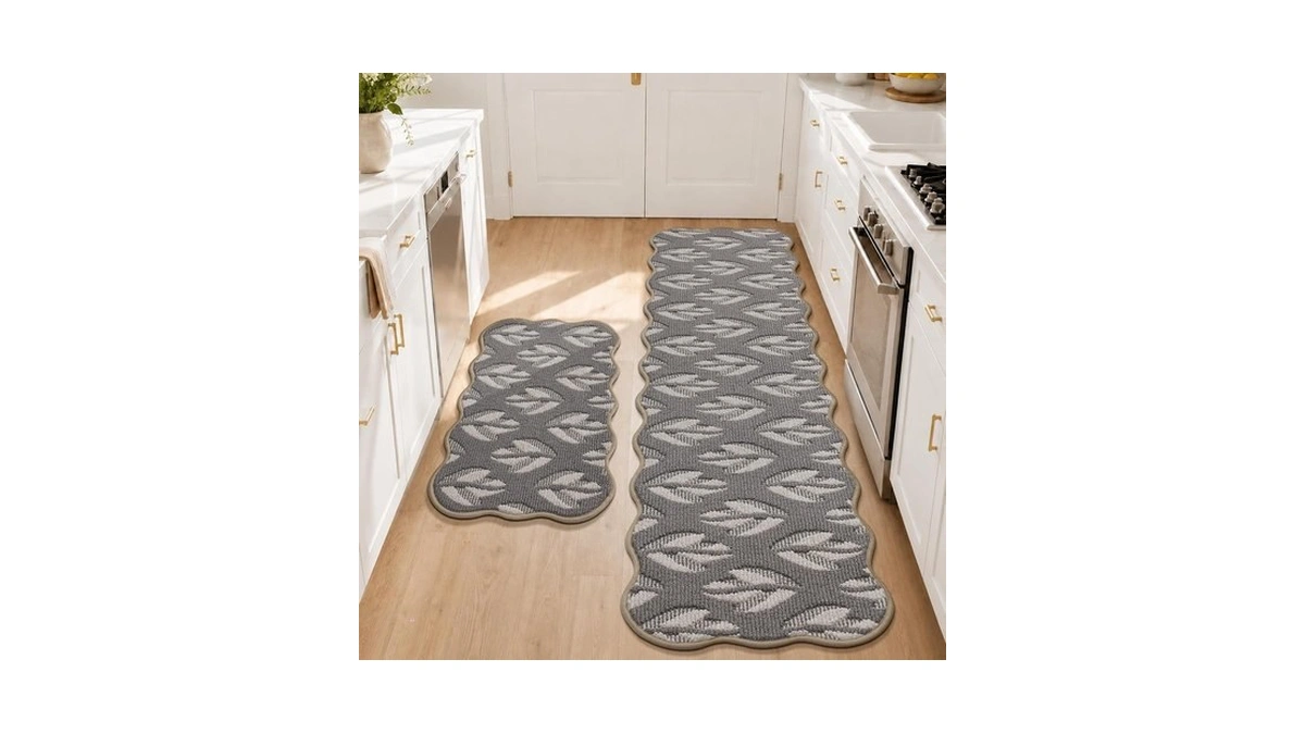 Floorhug Kitchen Rugs 2pcs Non Slip Kitchen Mats For Floor,
