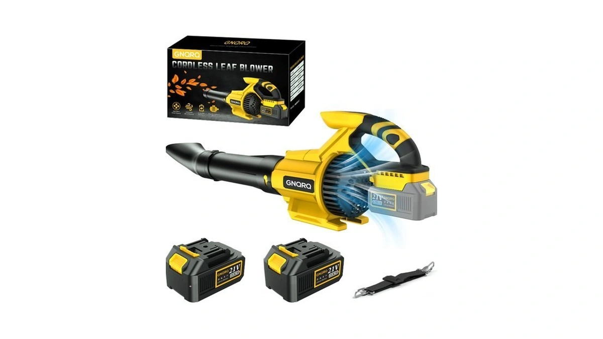 Electric Cordless Leaf Blower & 21v Battery Powered Handheld Blower