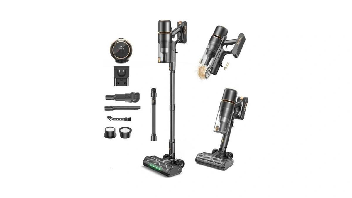 Oxvac Cordless Stick Vacuum Cleaner For Pet Hair, 58 Kpa,