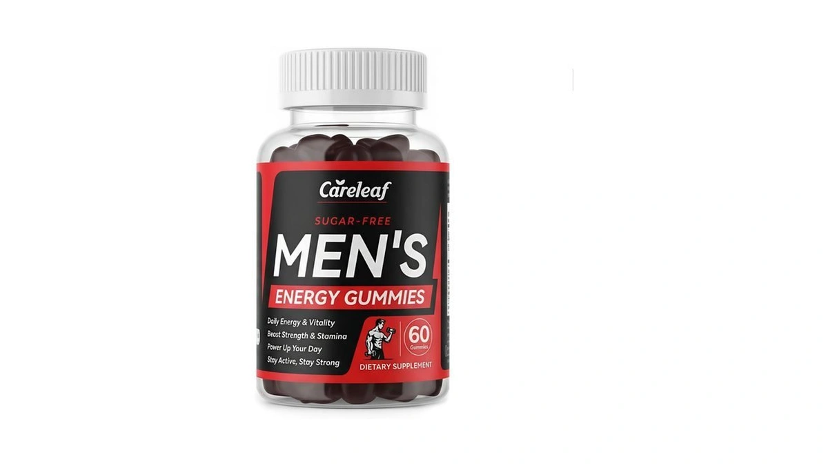 Careleaf Men's Energy Gummies - Testosterone Support To Enhance Male