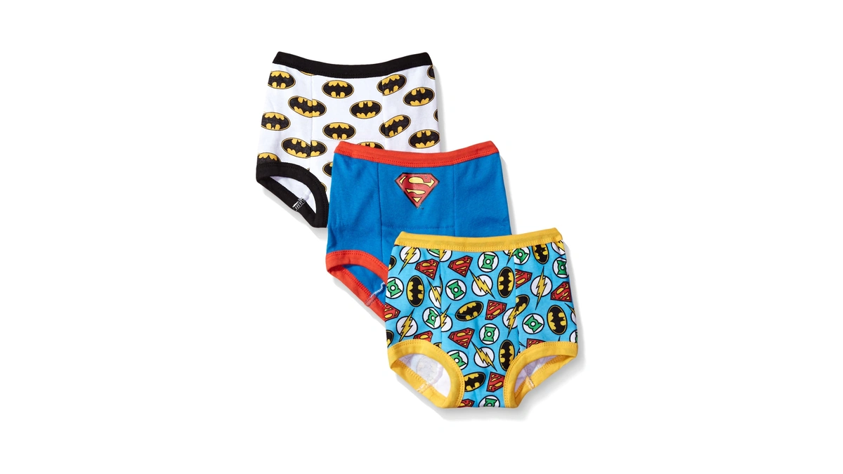 Dc Comics Toddler Potty Training Pants With Superman, Batman &