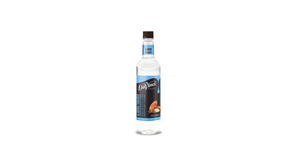 Davinci Sugar-free Almond Syrup - 750ml Plastic Bottle, Pack Of