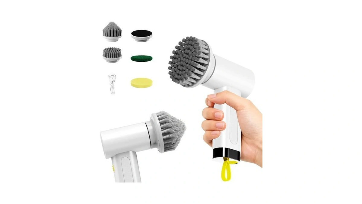 3000mah Cordless Electric Spin Scrubber For Kitchen Bathroom Car
