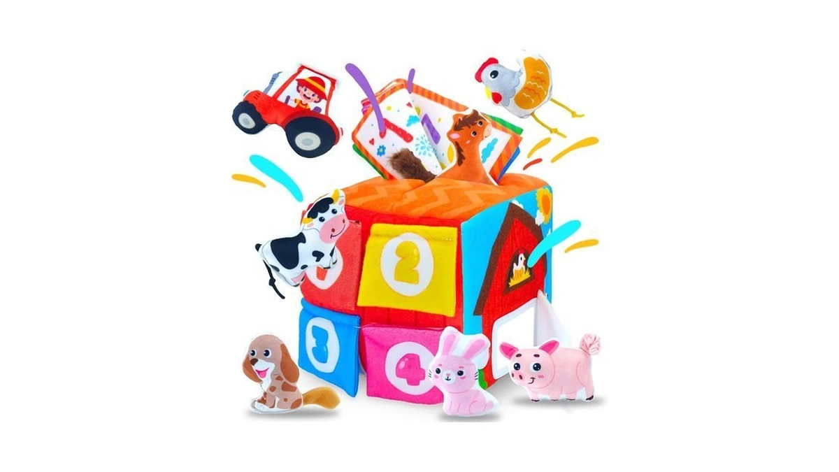 Baby Tissue Box Toys For 6-12 Months, Montessori Educational Sensory