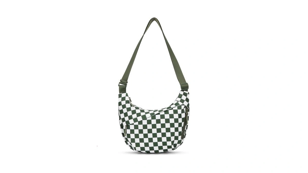 Lushandy Nylon Crescent Crossbody Bags For Women, Medium Slouchy Hobo