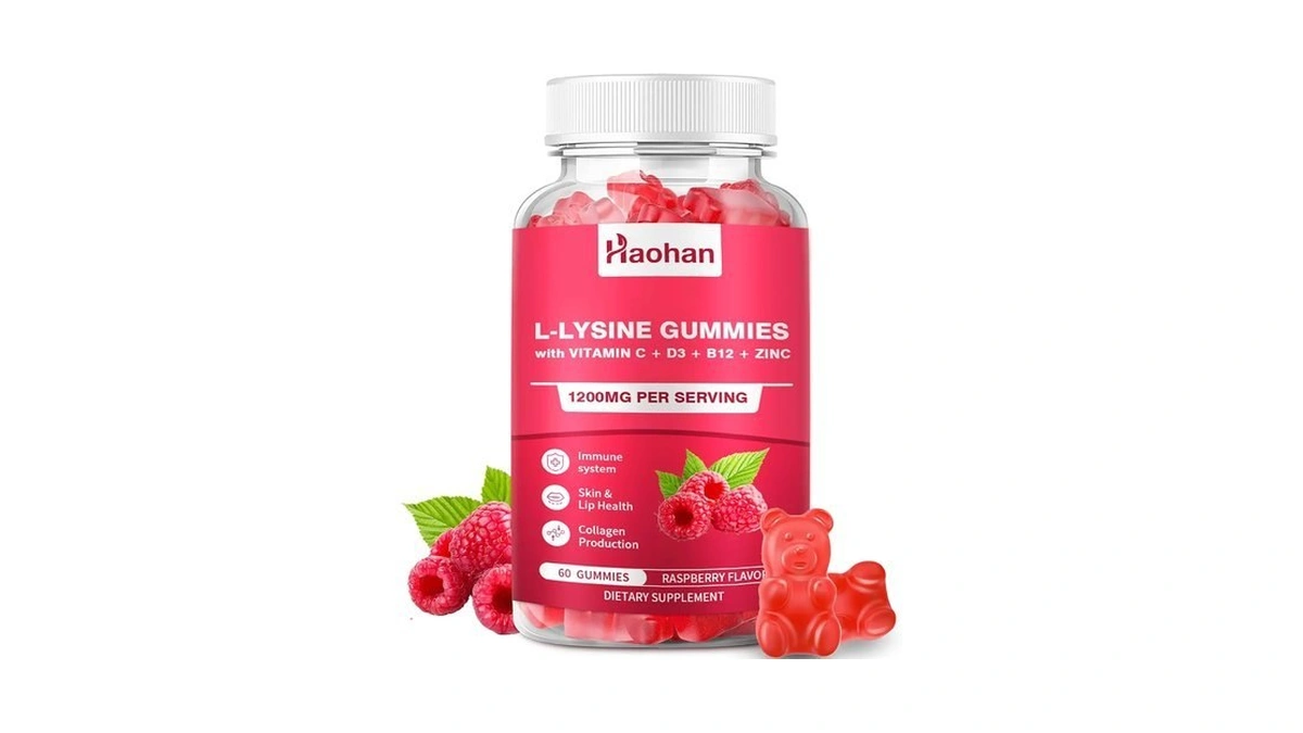 Haohan L-lysine 1200mg Gummies For Immune Support & Skin Health