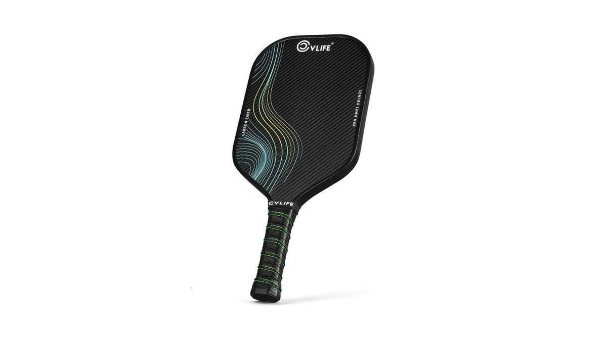 Cvlife Pickleball Paddle Thermoformed Carbon Fiber Pickle Ball Paddle Black