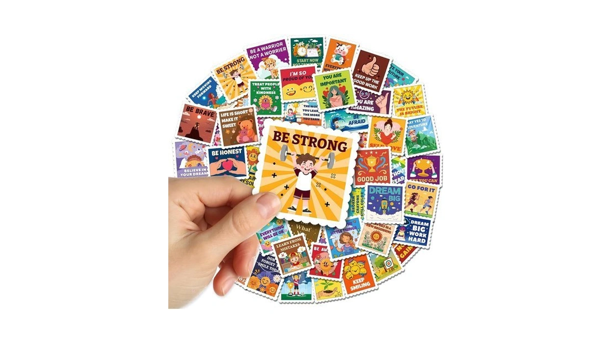 200pcs Motivational Stickers, Cute Positive Affirmation Decals