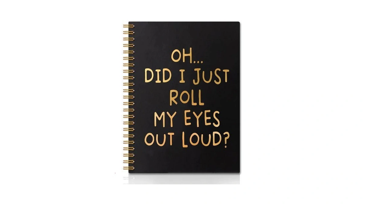 Qyuvk Oh Did I Just Roll My Eyes Spiral Notebooks,
