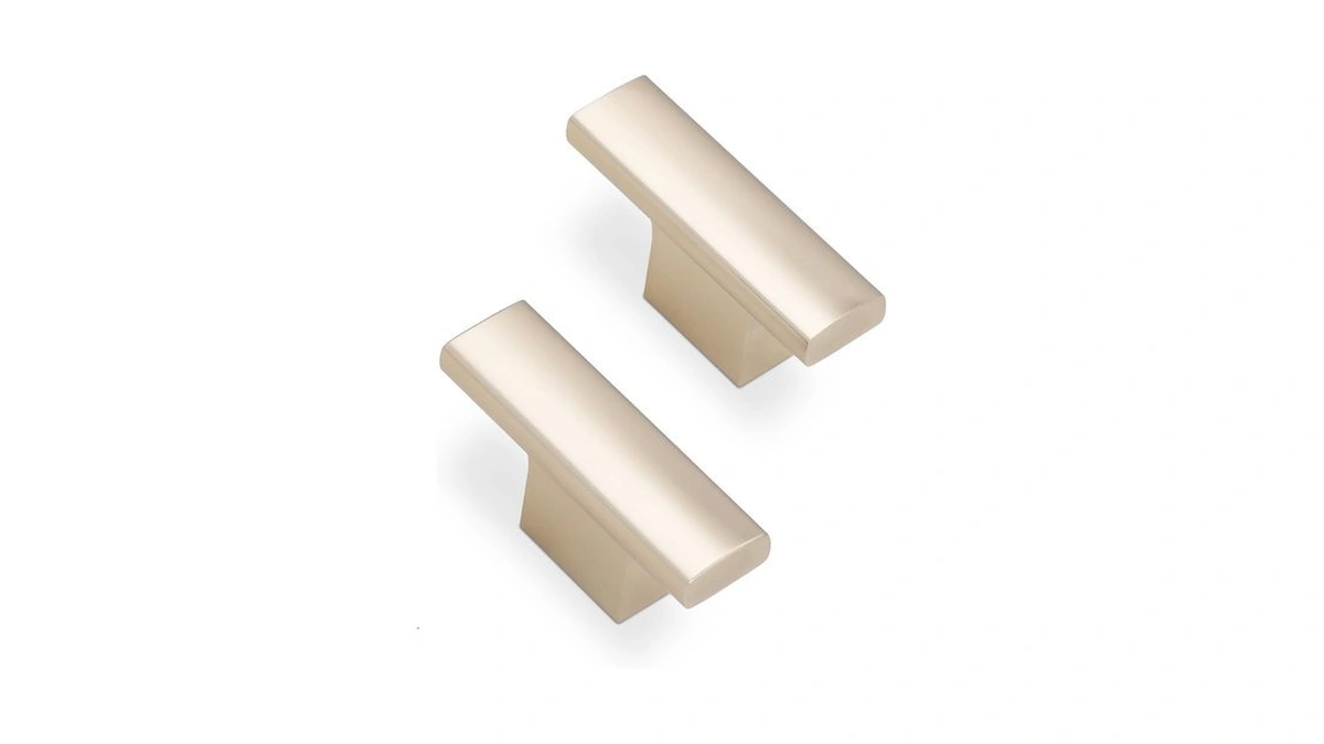 Bukobyhe 10 Pack Kitchen Cabinet Knobs Champagne Bronze Cabinet Knobs