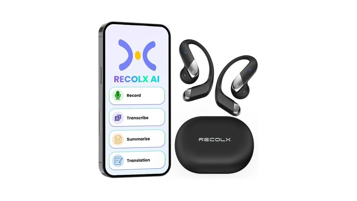 Recolx Fit 2 Ai Voice Recorder & Note Taker Earbuds