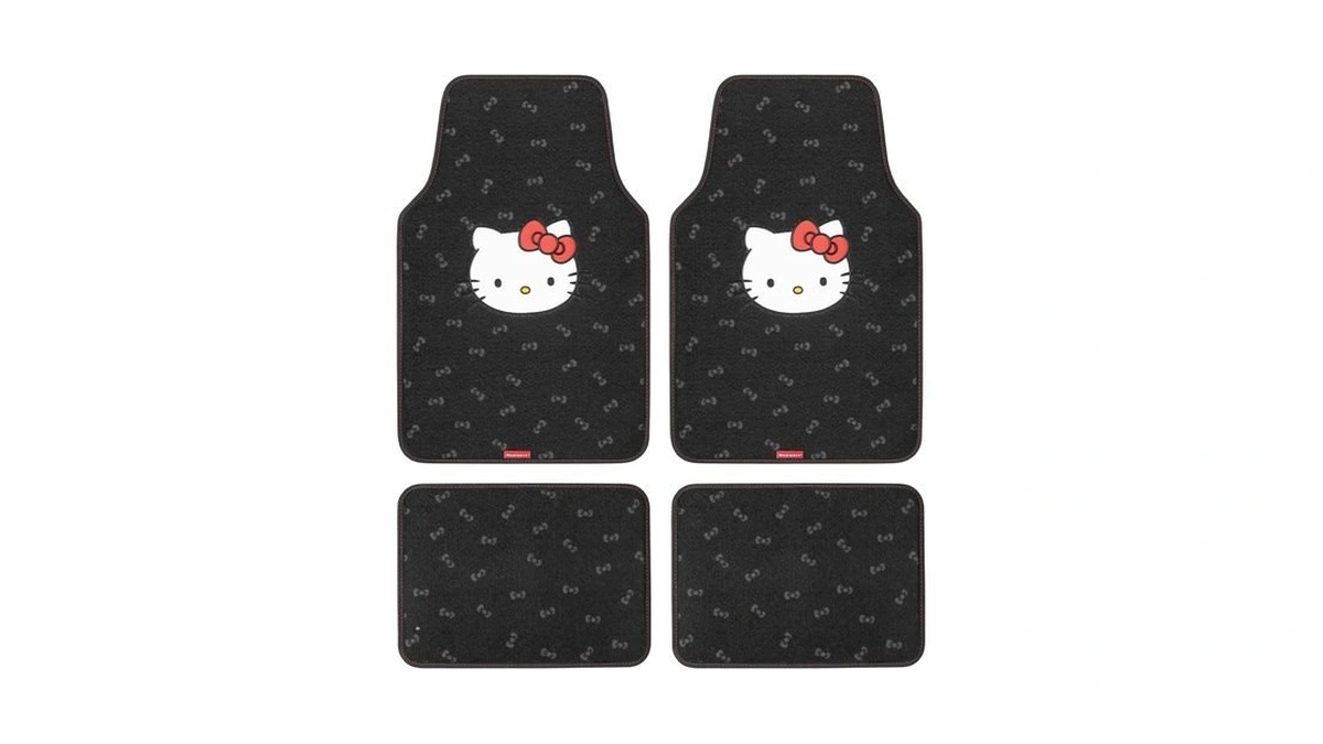 Hello Kitty Carpet Car Floor Mats - Universal Fit For