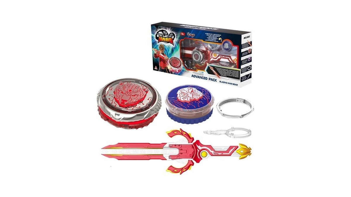 Infinity Nado Battle Top Set With Sword Launcher, Metal Glowing