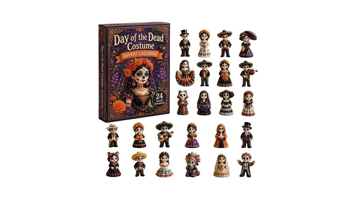 Day Of The Dead Costume Advent Calendar 2026, 24 Days