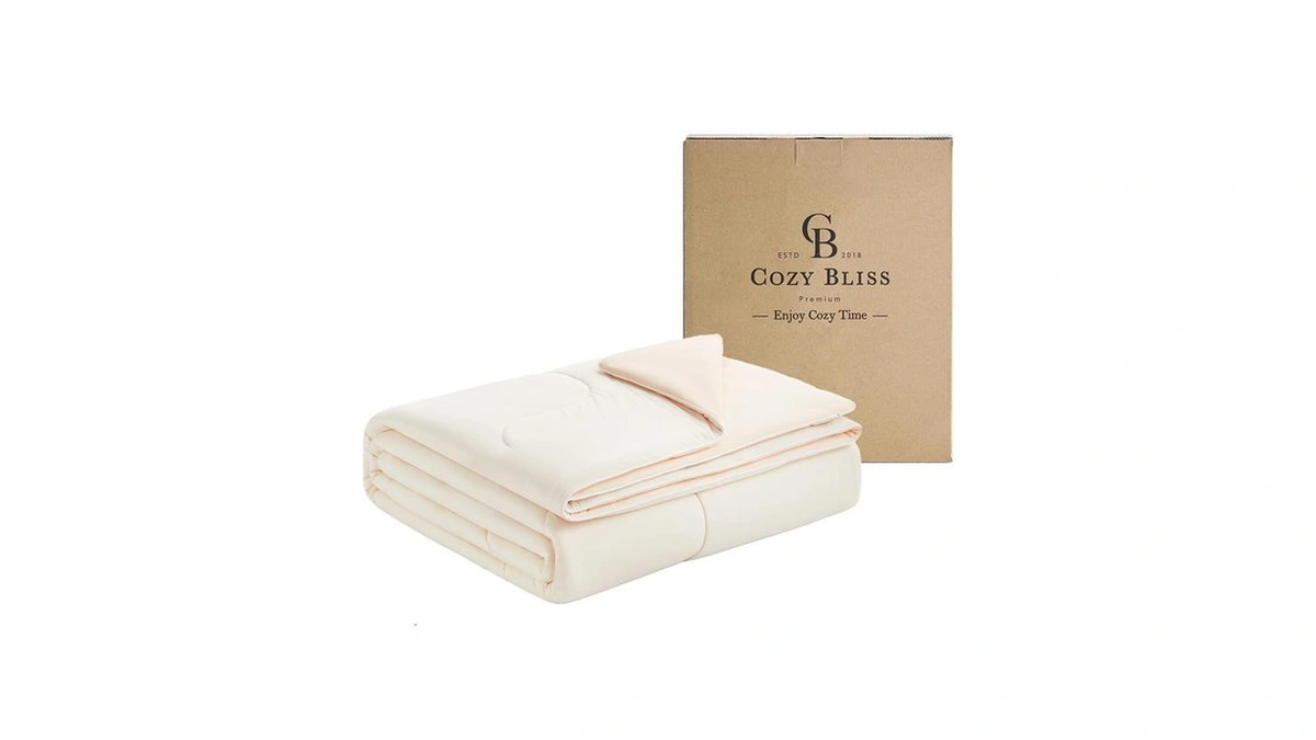 Cozy Bliss Cooling Comforter Twin Size X Sorona® Viscose Natural