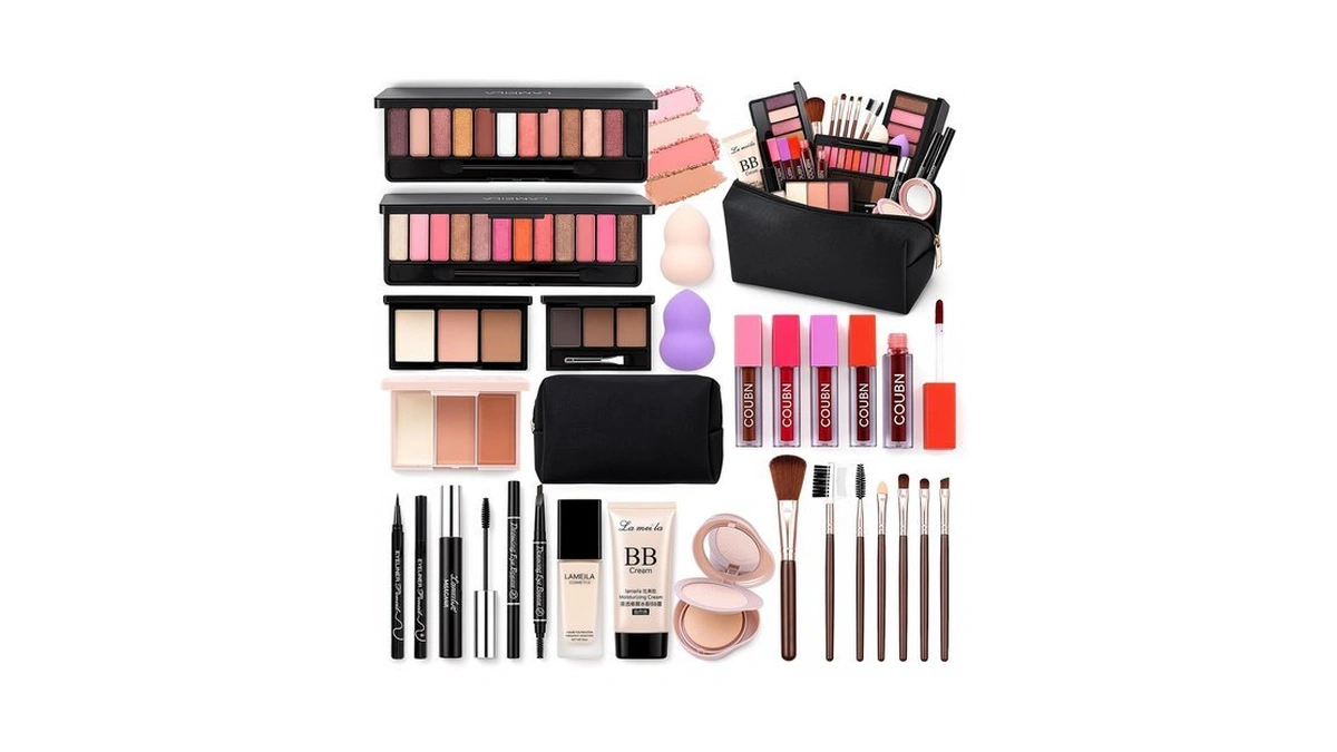 Pbutesf All In One Makeup Kit Complete Cosmetic Set With