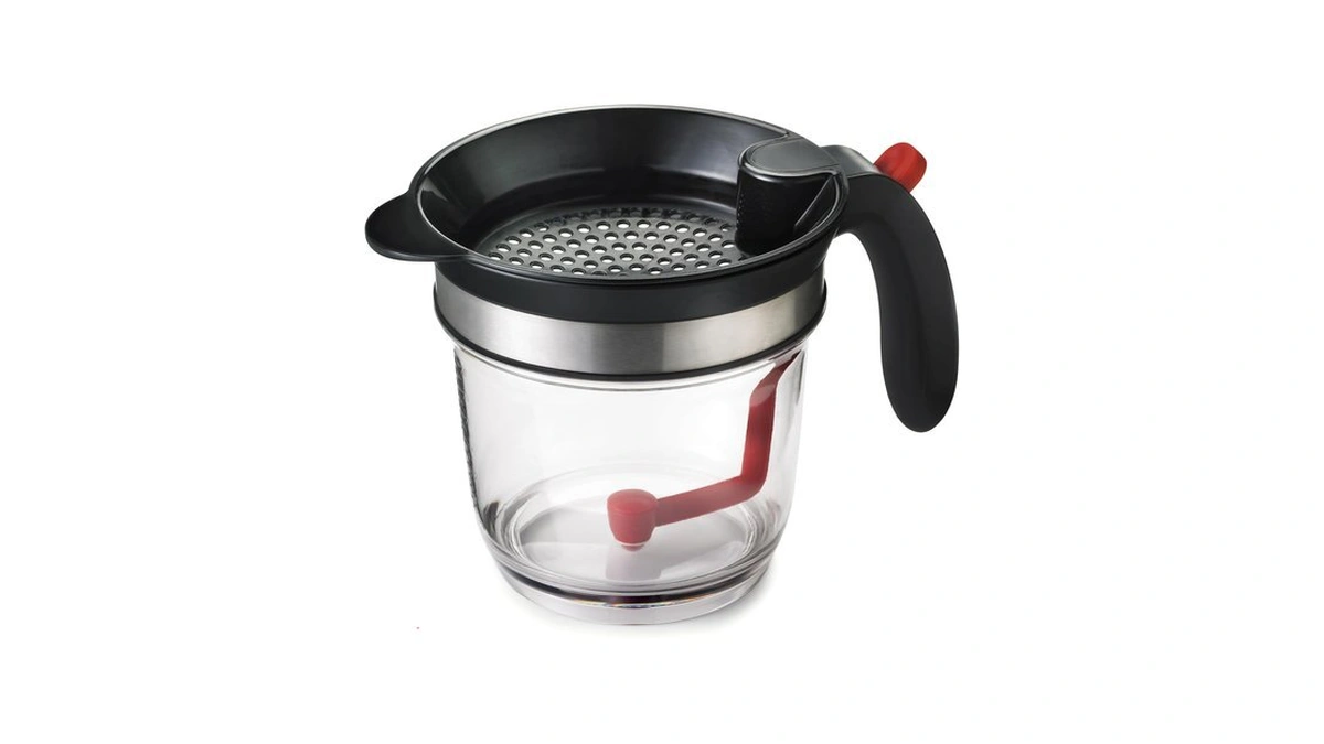 Cuisipro Fat Separator With Bottom Release, Plastic, 4 Cup Strainer