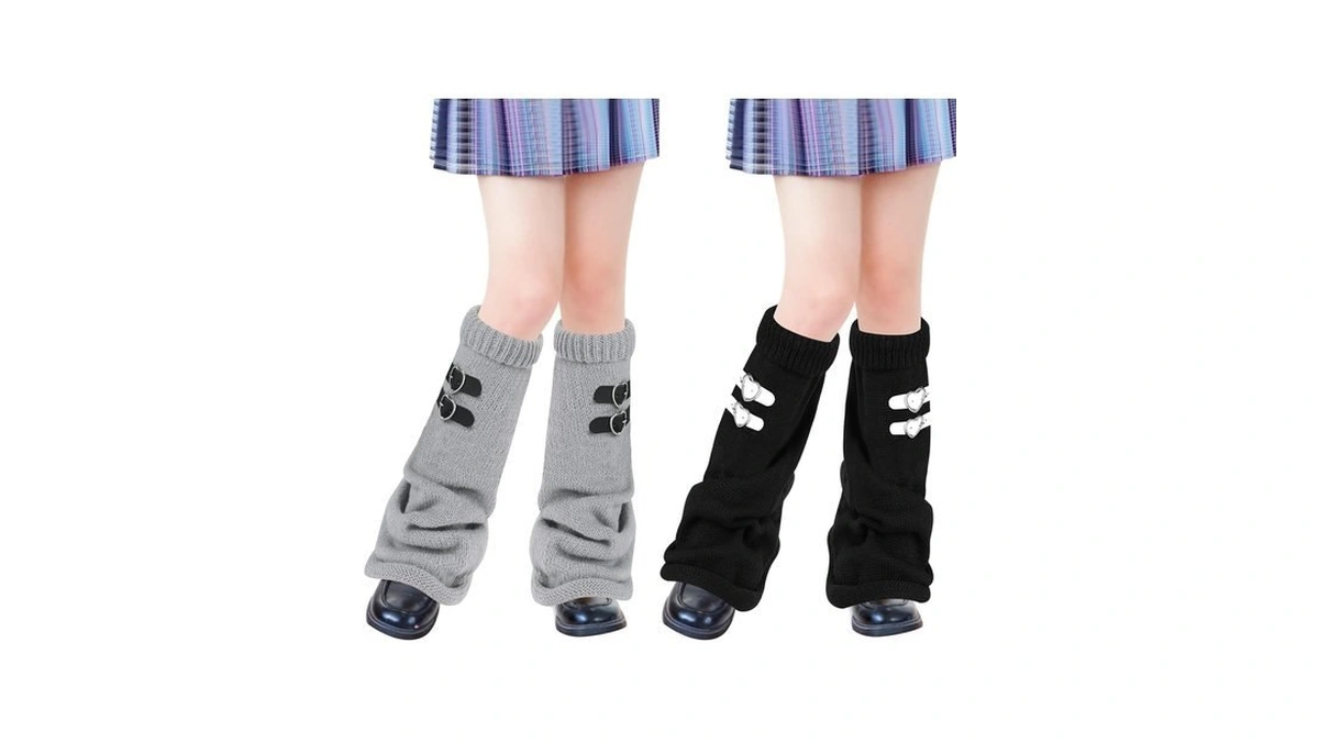 Junely Leg Warmers For Women Kawaii Leg Warmer Baggy Knit