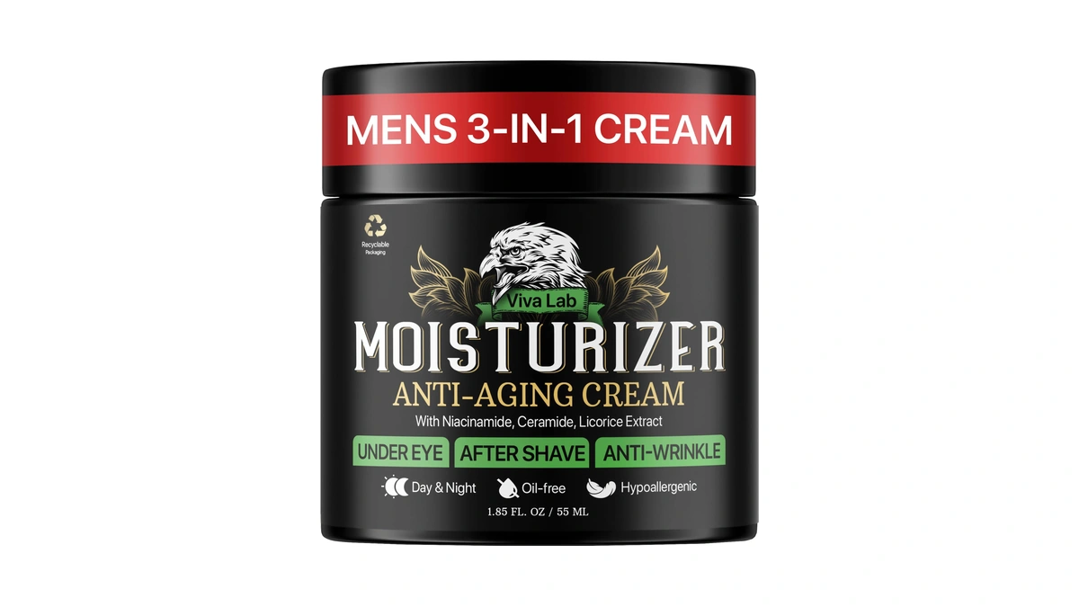 Viva Lab Mens Face Moisturizer Anti-aging Cream - Lightweight After