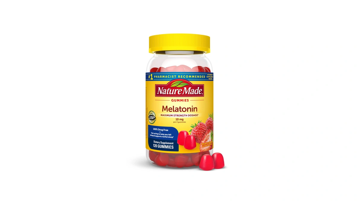 Nature Made Melatonin 10 Mg Per Serving Gummies, 120 Melatonin