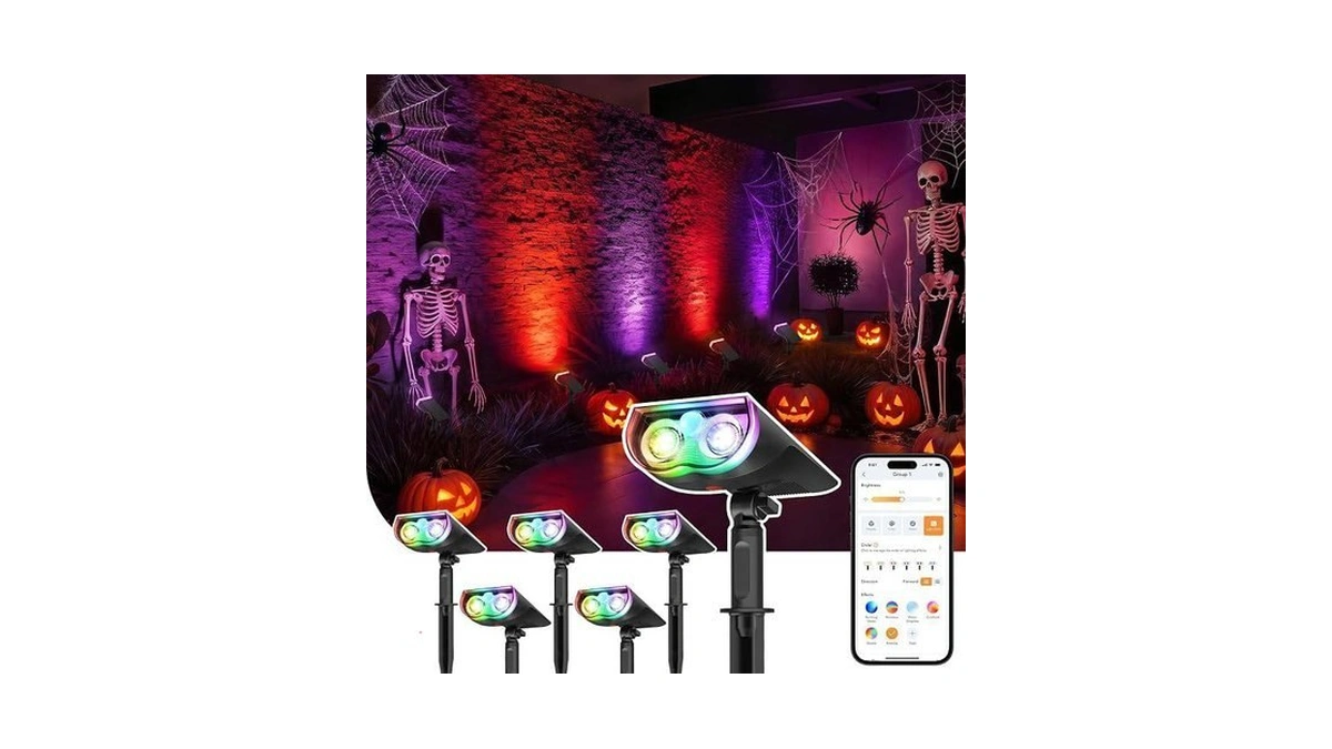 Linkind Smart Solar Lights Sl5 With Motion Sensor, Halloween Lights