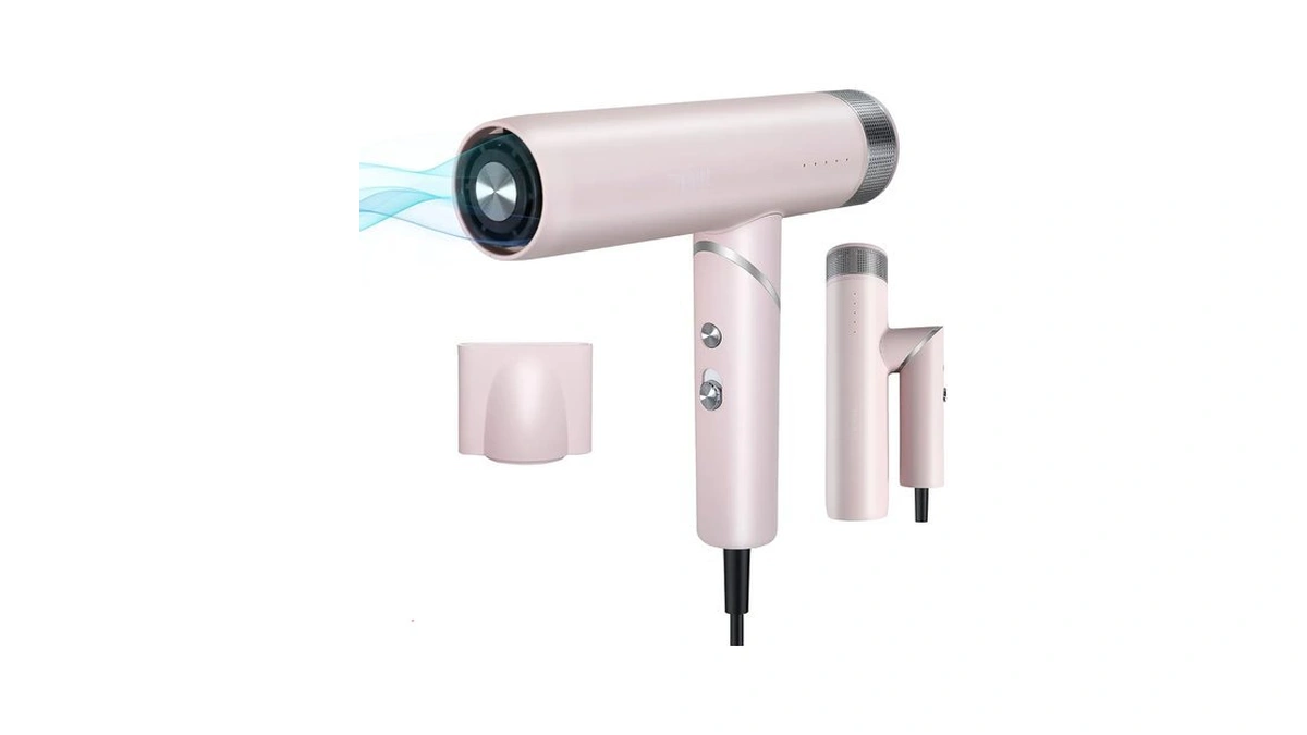 Tanshine Foldable Hair Dryer, 110k Rpm High-speed Ionic Blow Dryer,