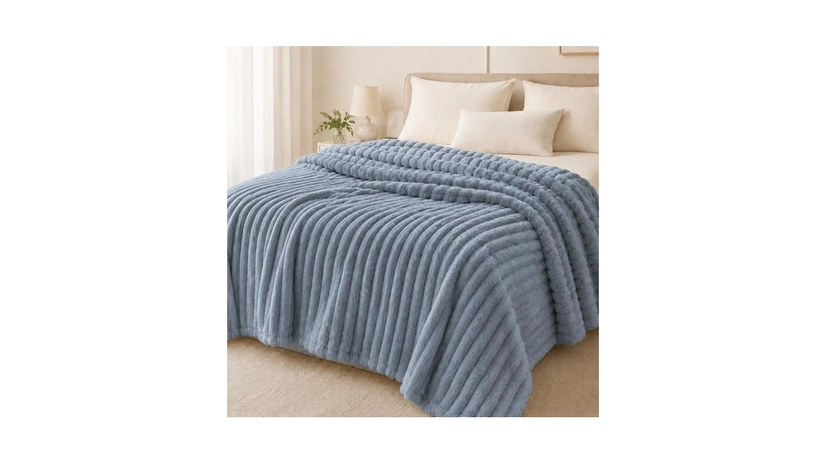 Carlmaya Full Blanket For Bed & Couch Sofa Livingroom, 80"x90"