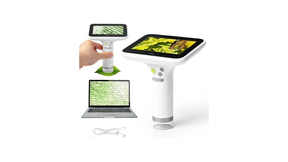 1000x Handheld Digital Microscope For Kids, 4.3" Large Lcd Screen