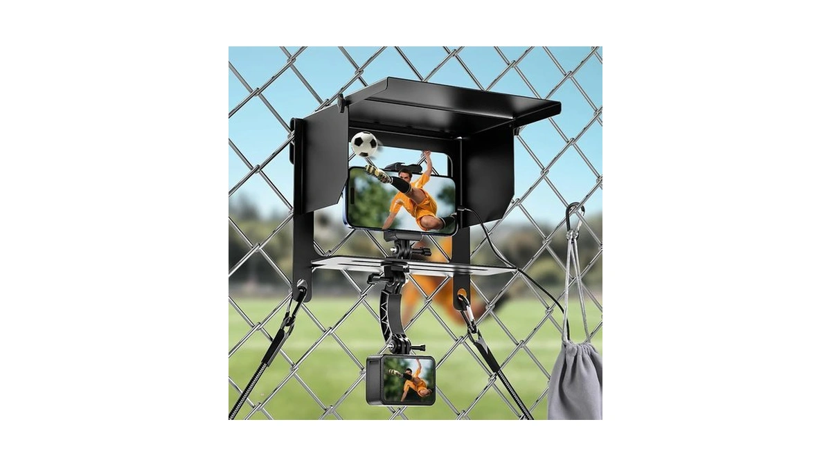 Fence Mount For Gopro Dji Insta360 Mevo Start, Easy Setup