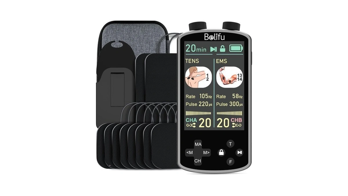Tens Ems Unit Muscle Stimulator For Pain Relief Therapy -