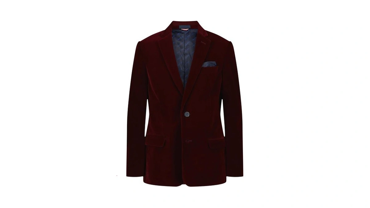 Tommy Hilfiger Boys' Blazer Suit Jacket, Button Closure, Notch Lapel