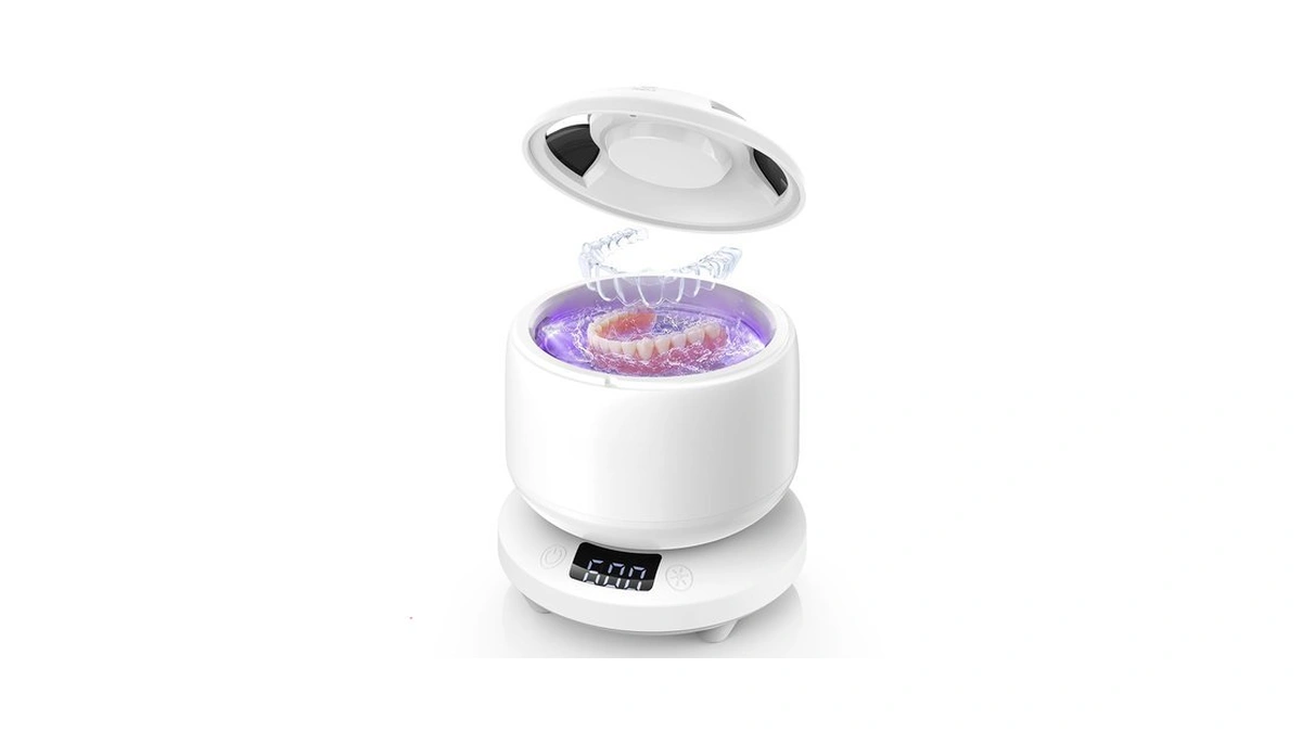 2026 Ultrasonic Retainer Cleaner Machine, 48khz Deep Denture Cleaner