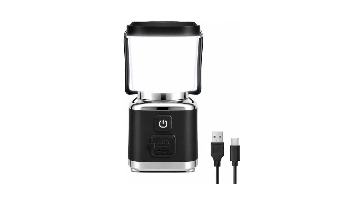 Rechargeable Camping Lantern,1000lm With 4 Lighting Modes, Stepless Dimming