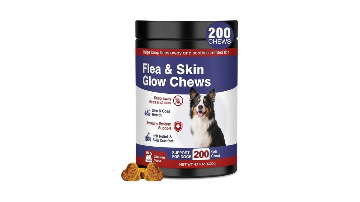 Dog Flea And Tick Support Chewable 200 Chews Natural Soft
