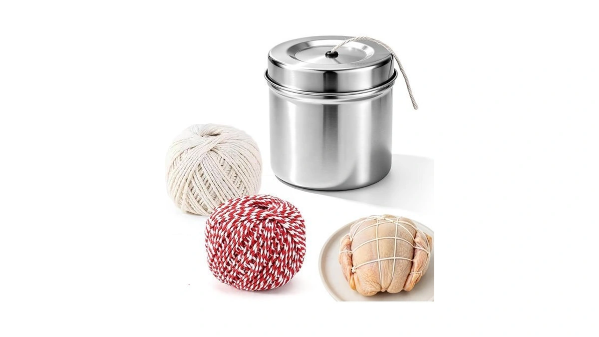 Kitchen Twine For Cooking With Stainless Steel Dispenser, Butcher Twine