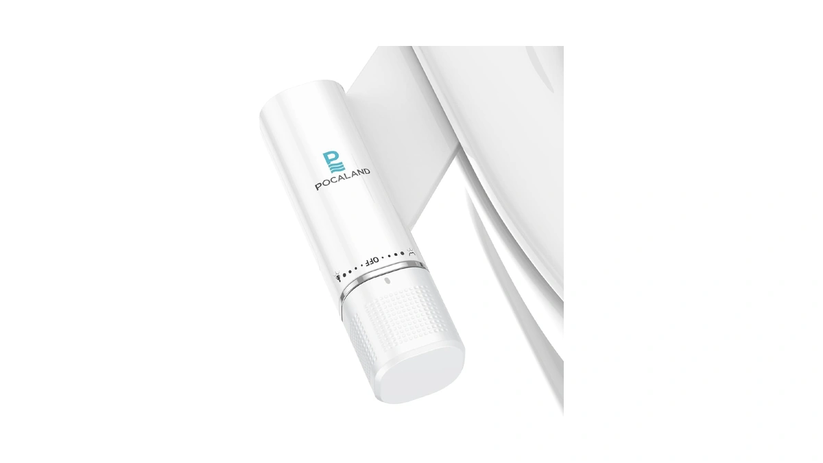 Ultra-slim Bidet Attachment, Posterior&feminine Wash-(retractable Dual Nozzles), Non-electric Bidet Attachment