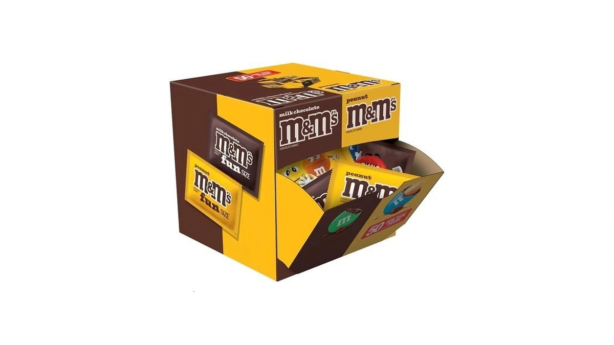 M&m's Milk Chocolate & Peanut Fun Size Candy Variety Pack