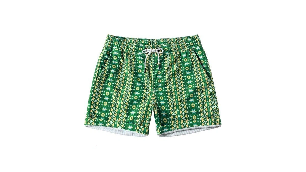 Jotook Mens Corduroy Shorts Casual 5 Inch Shorts Green Vintage