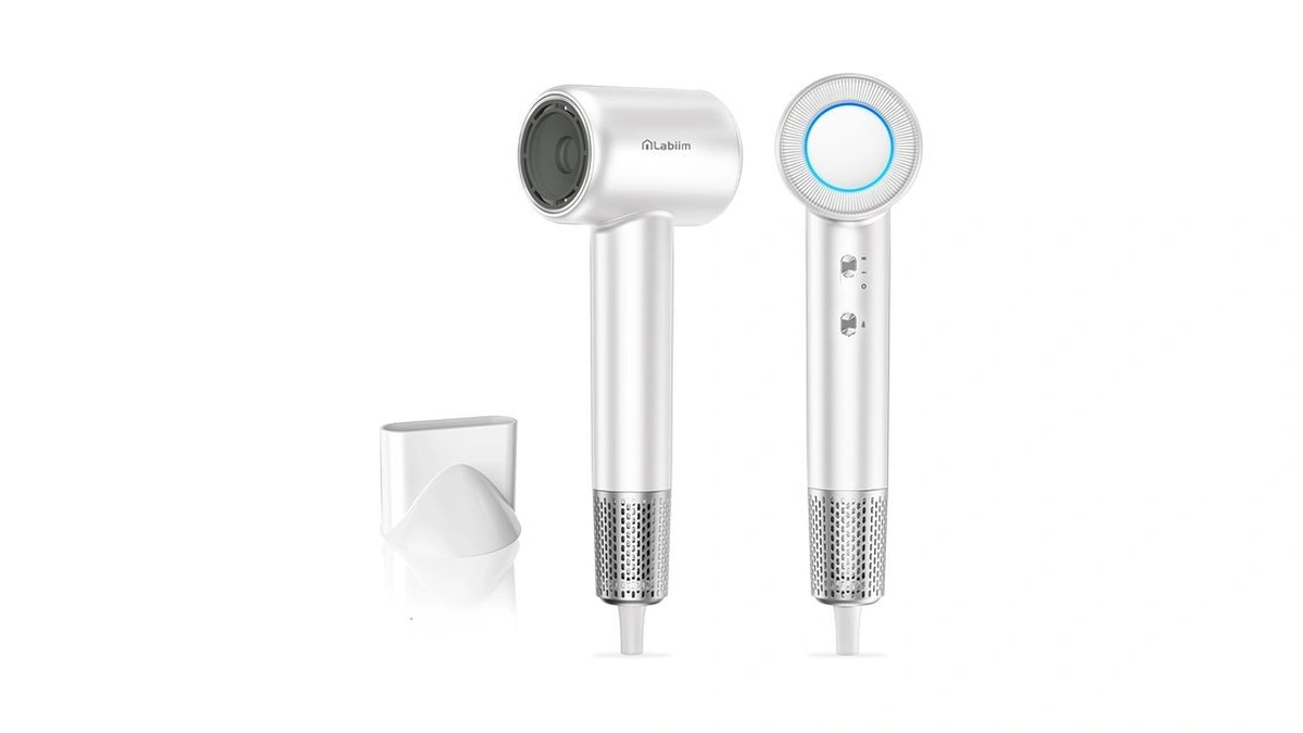 Labiim Hair Dryer,high-speed Ionic Blow Dryer 110,000 Rpm Motor,cyber White