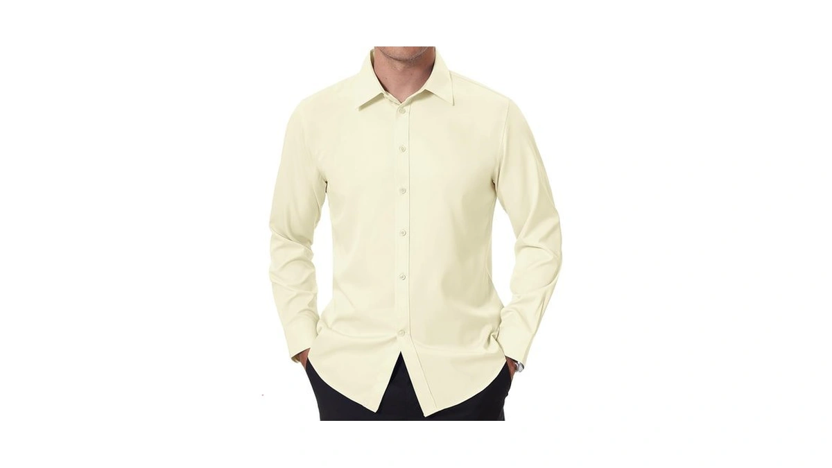 Dress Shirt For Men Wrinkle Free Button Down Long Sleeve