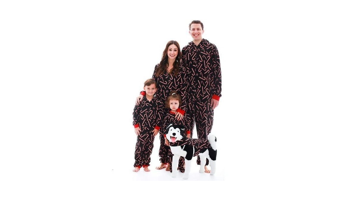 #followme Candy Cane Blanket Sleepers 95197-10179a-24m