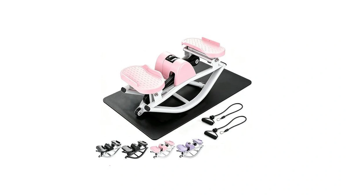 Rock Stepper Side To Side Low-impact Stepper Compact Quiet Design