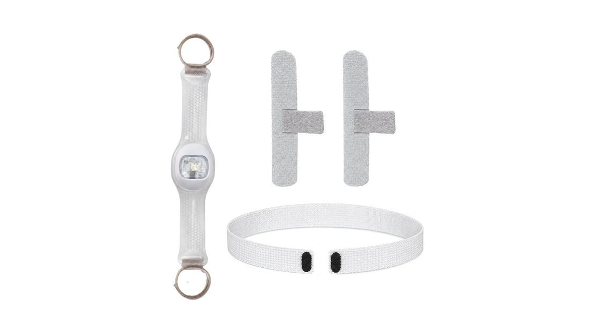Usb Rechargeable Led Safety Light Strap, 11 Glow Modes Ultra