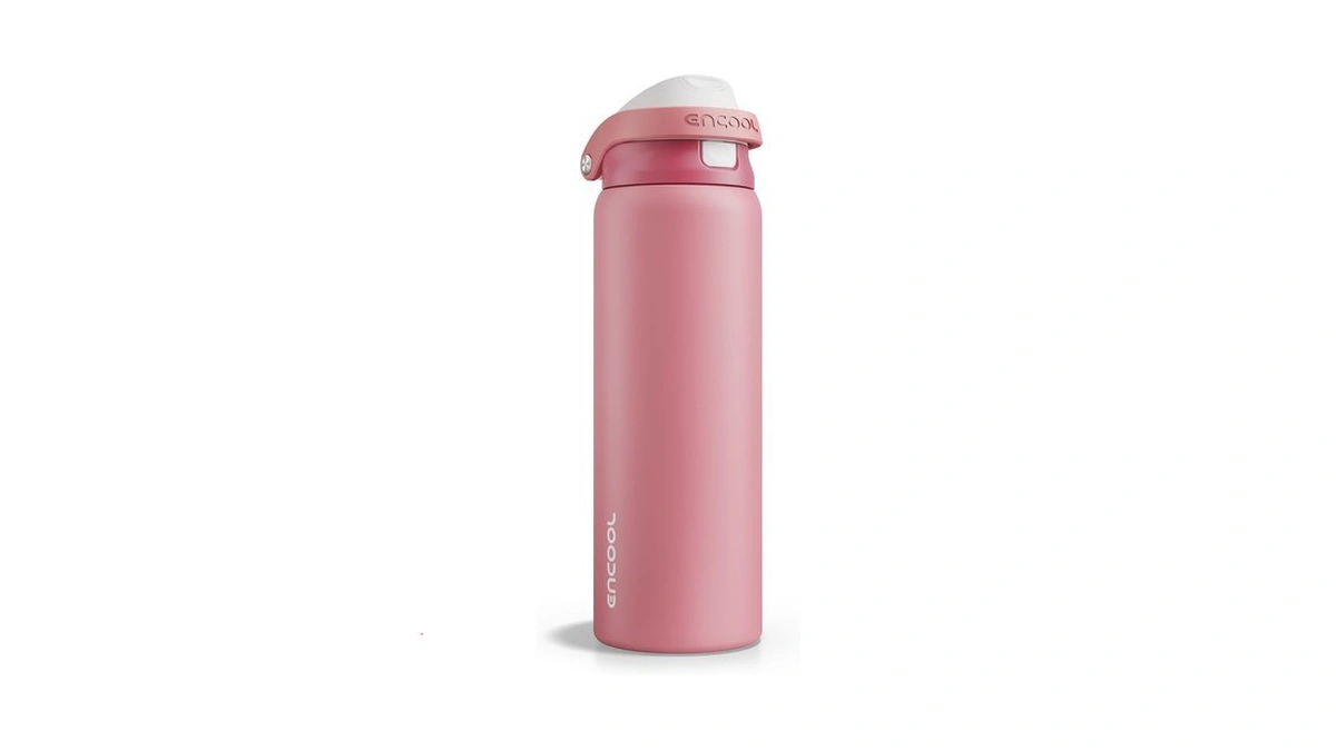 Encool Leakproof Insulated Water Bottle With Straw Dual-sip Water Bottle